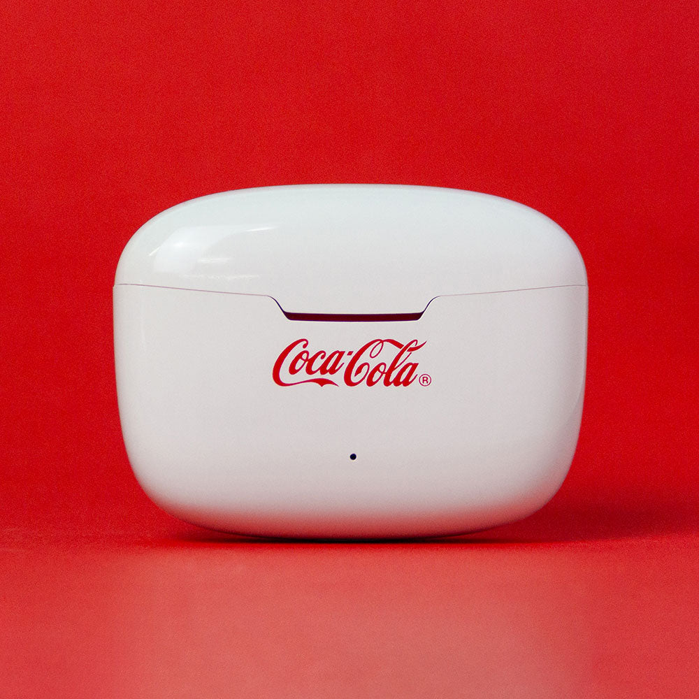 Fone de Ouvido TWS Branco | Flow Earbuds Coca-Cola