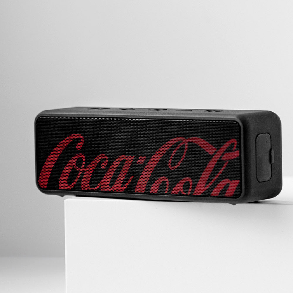 Caixa de Som com Baixos Acentuados Preta | Sound Box Coca-Cola