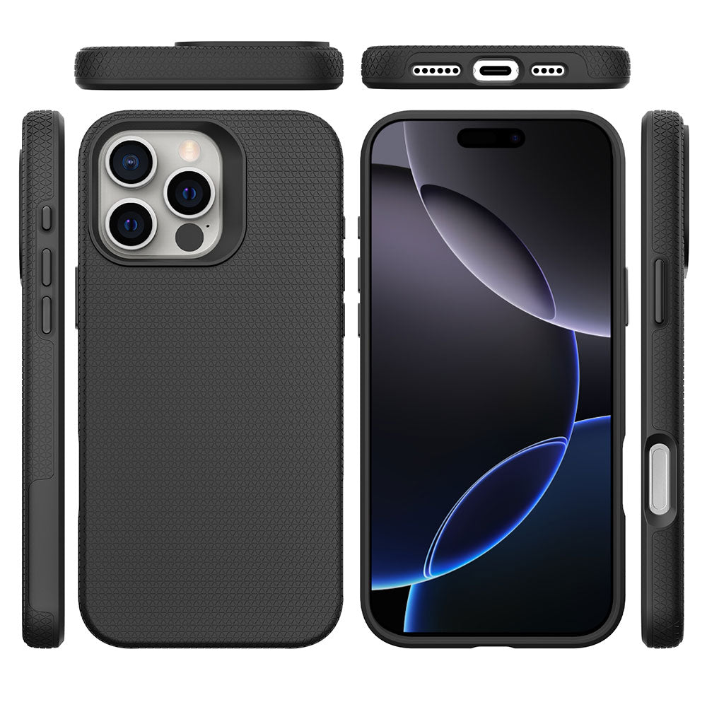 Capa para iPhone 16 Pro Antichoque Preta | Double Case iWill