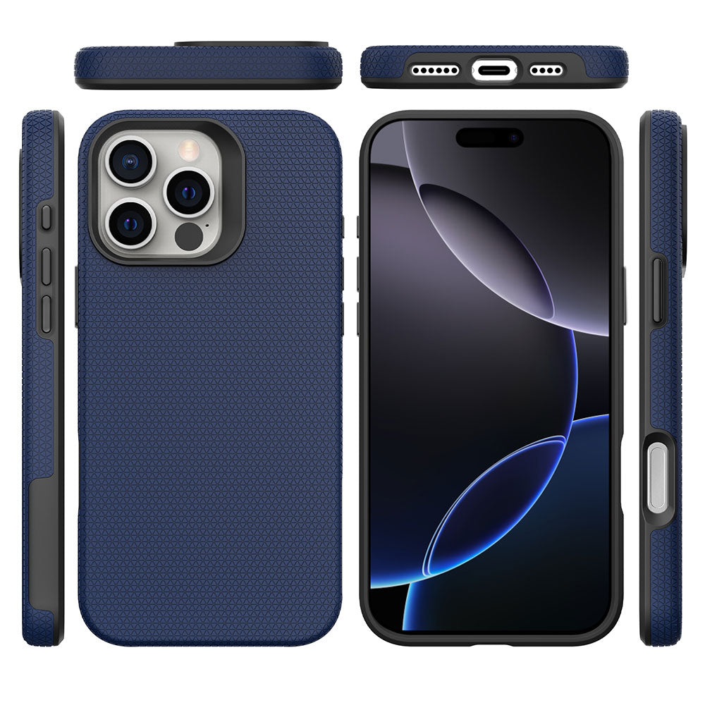 Capa para iPhone 16 Pro Max Antichoque Azul | Double Case iWill