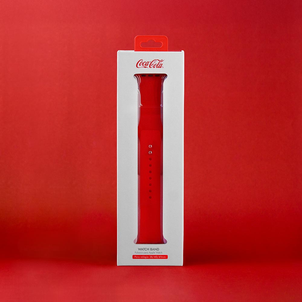 Pulseira para Apple Watch 38/40/41mm Vermelha | Coca-Cola