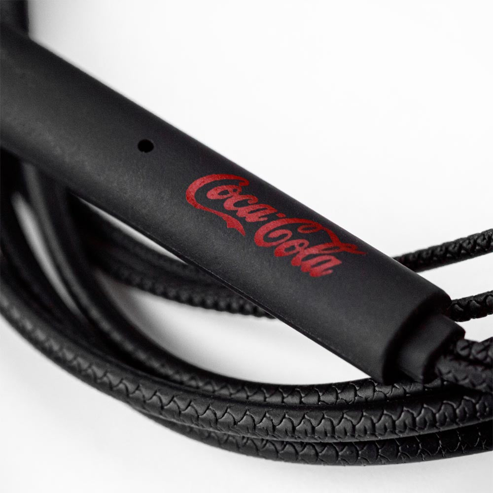 Fone de Ouvido Intra-Auricular com Microfone USB-C Preto | Neo Easy Coca-Cola