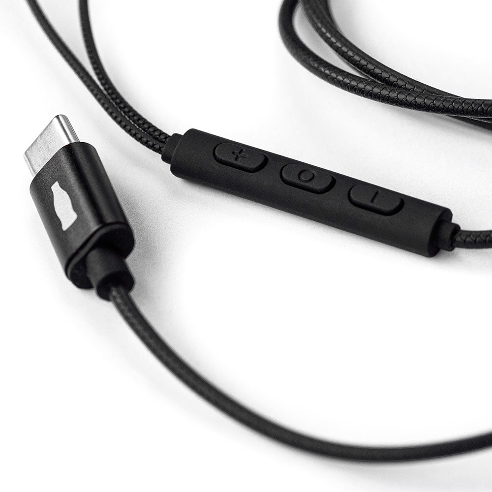 Fone de Ouvido Intra-Auricular com Microfone USB-C Preto | Neo Easy Coca-Cola