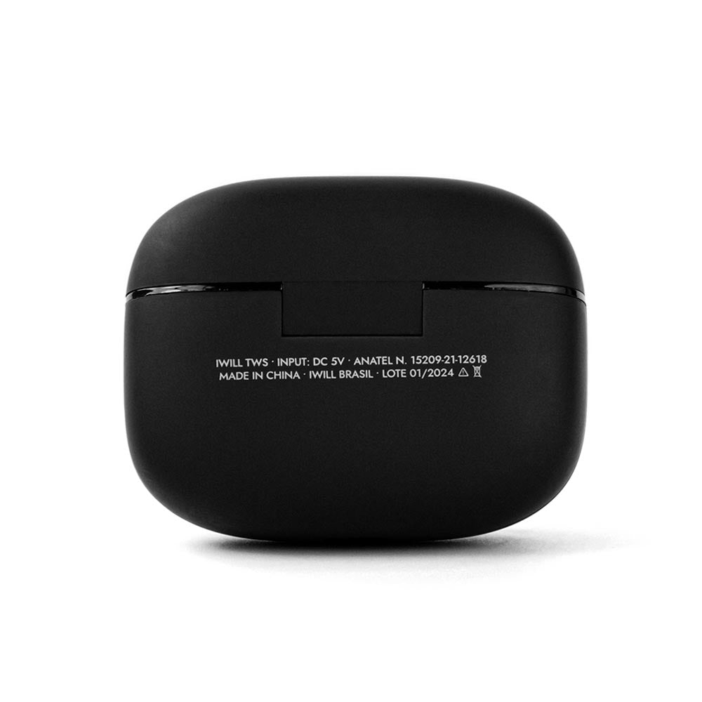Fone de Ouvido com Cancelamento de Ruído Ativo Preto | Flow ANC Display iWill