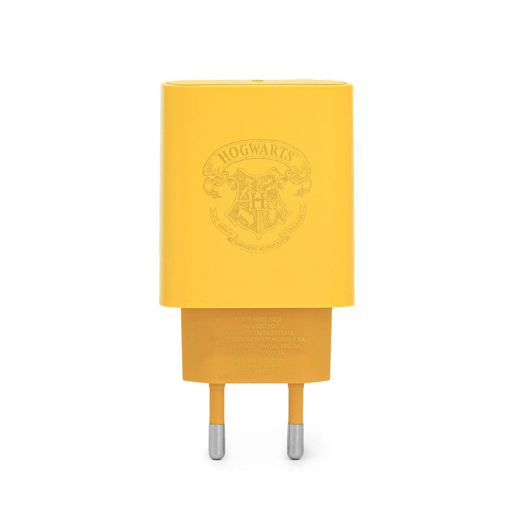 Carregador USB-C 33W Amarelo | Lufa-Lufa Harry Potter