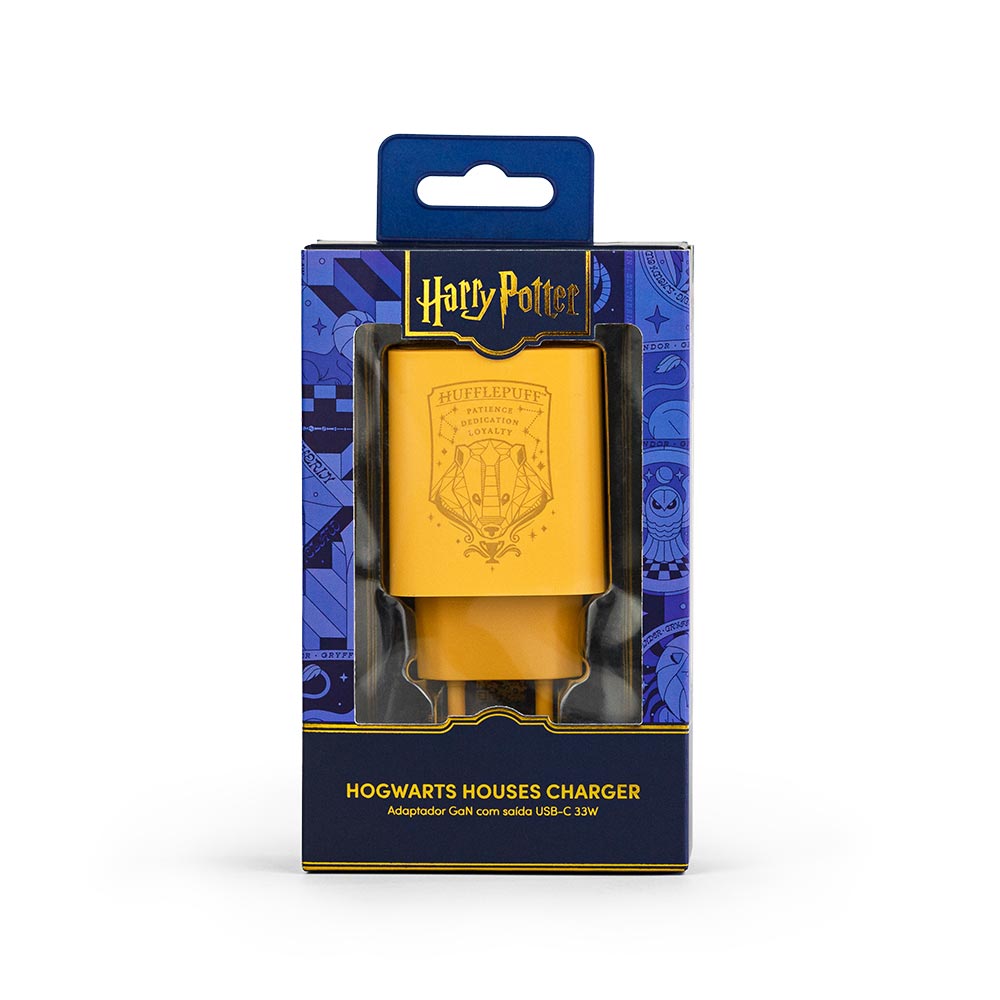 Carregador USB-C 33W Amarelo | Lufa-Lufa Harry Potter