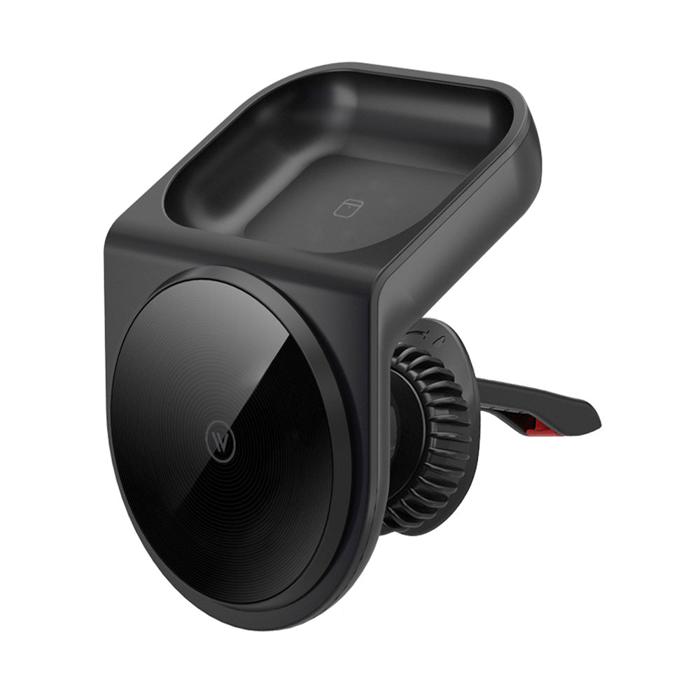 2 in 1 Car Charger - Adaptador veicular com carregamento magnético sem fio