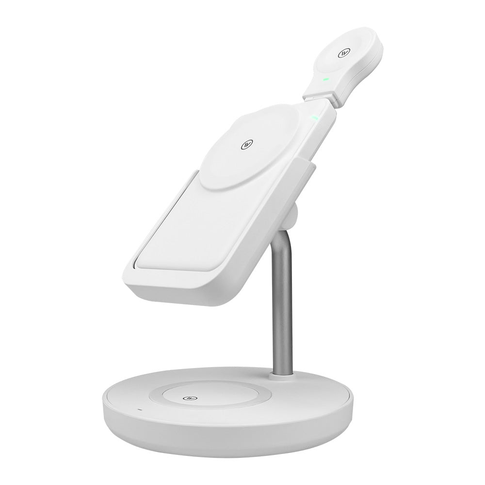 Estação 4 em 1 - Estação de carregamento com Power Bank magnético