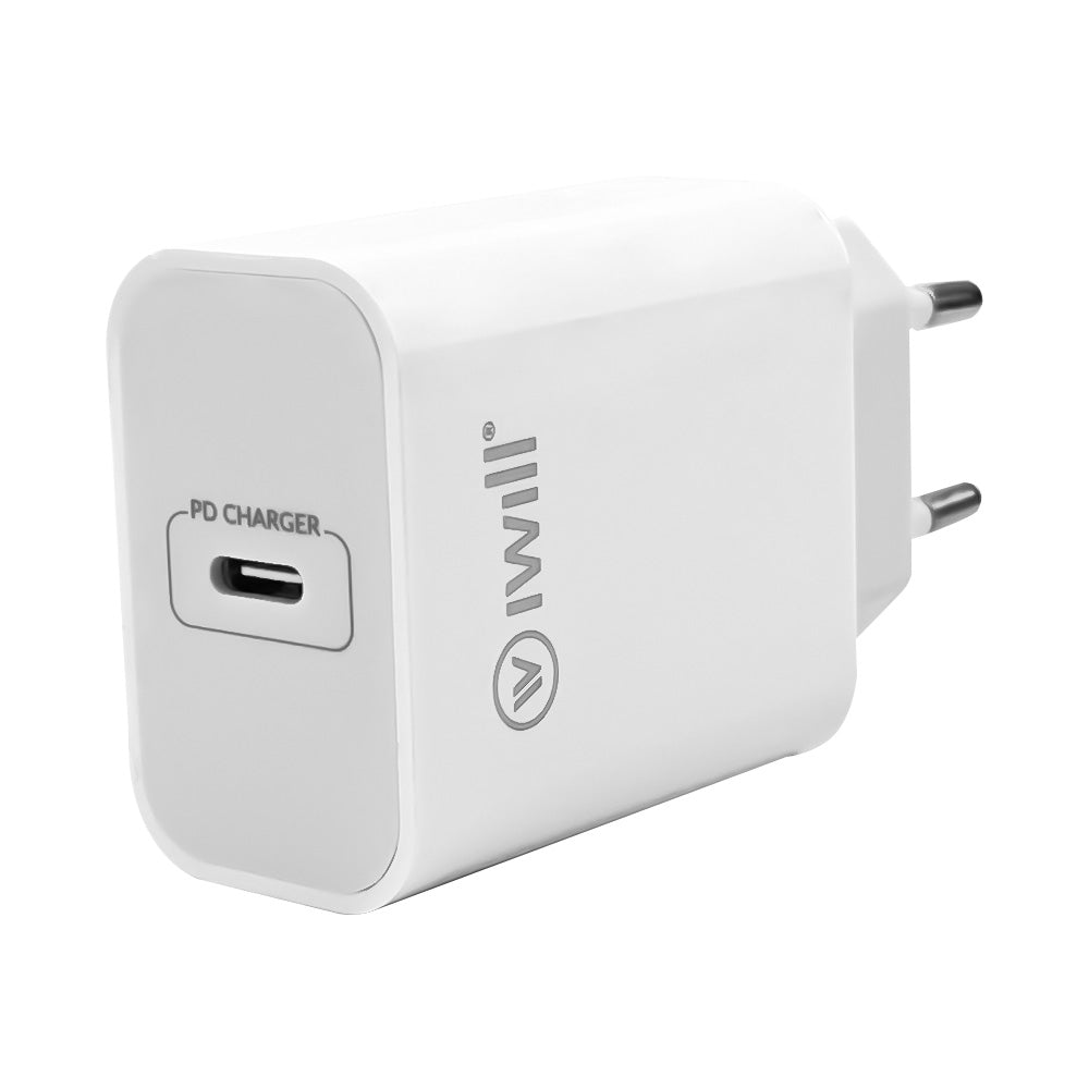 Carregador USB-C 20W Branco | PD Charger iWill
