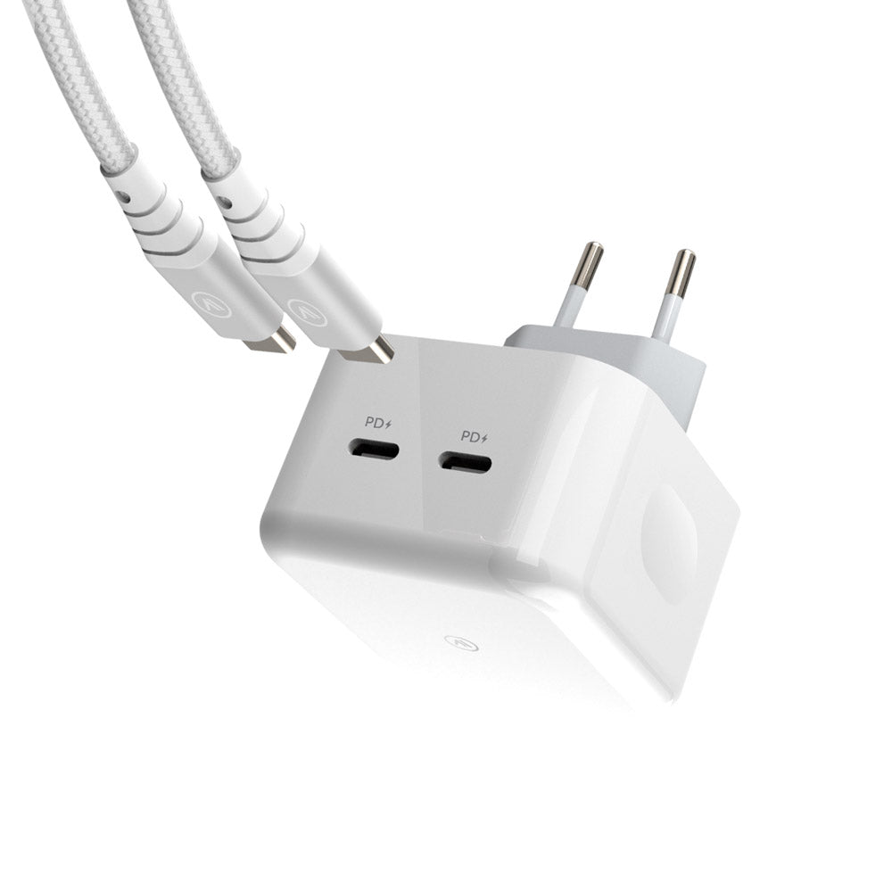 Carregador com 2 saídas USB-C PD 35W | iWill