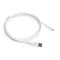 Cabo 2 metros homologado MFi Strong Cable em Nylon - Branco