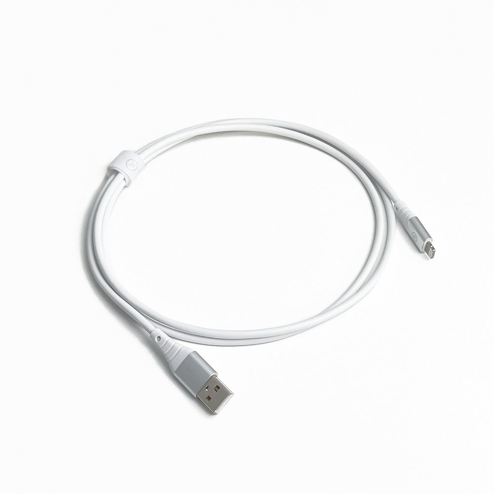 Cabo homologado MFi Hard Cable em TPE 1,2m- Branco