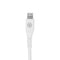 Cabo Homologado MFi Lightning para USB em Nylon 1,2m Branco | Strong Cable iWill