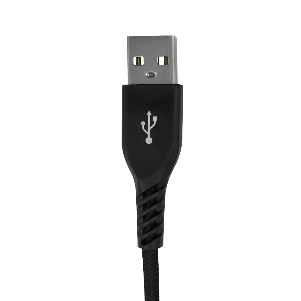 Cabo Homologado MFi Lightning para USB em Nylon 1,2m Preto | Strong Cable iWill
