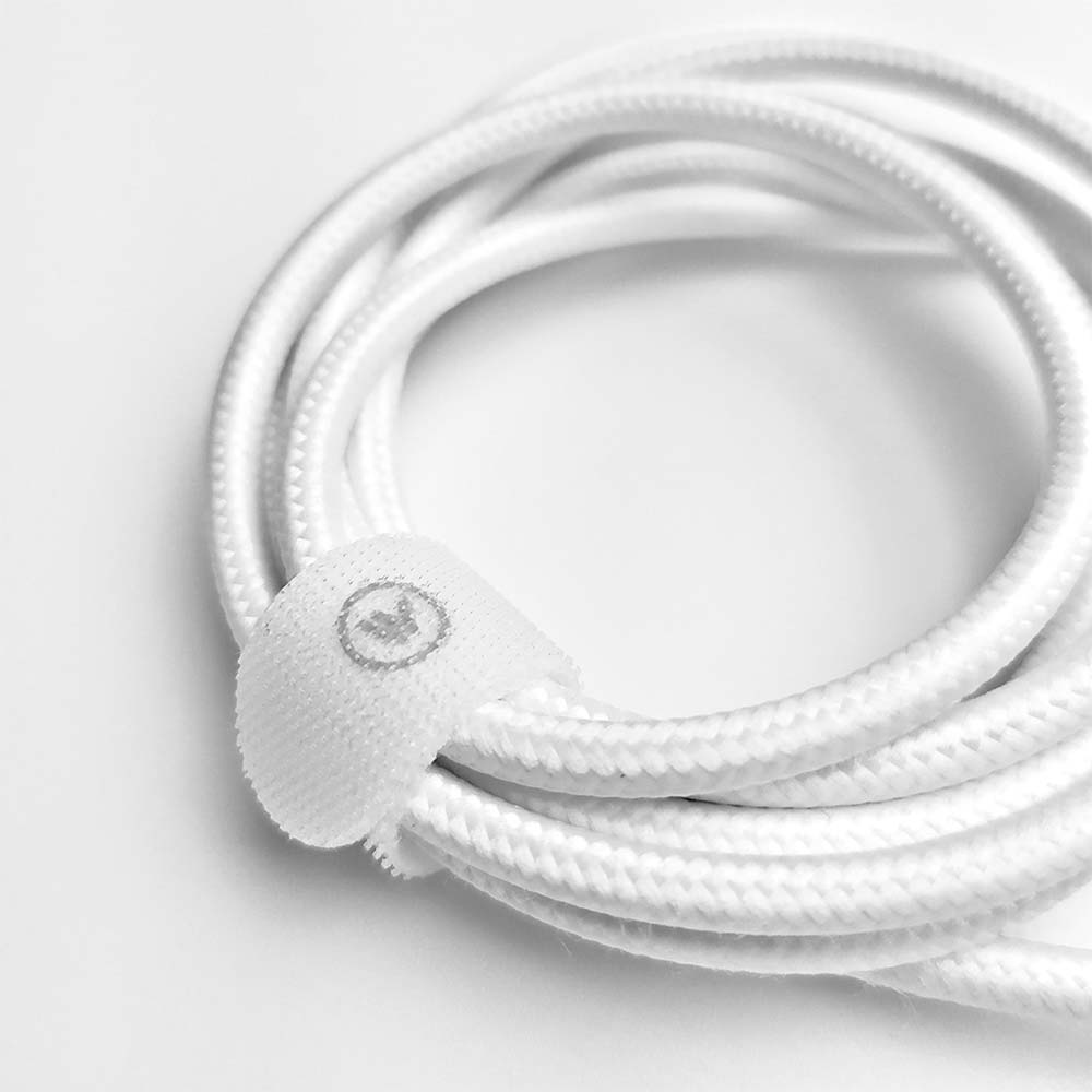 Cabo USB-C para USB em Poliéster Branco | Hard Cable iWill