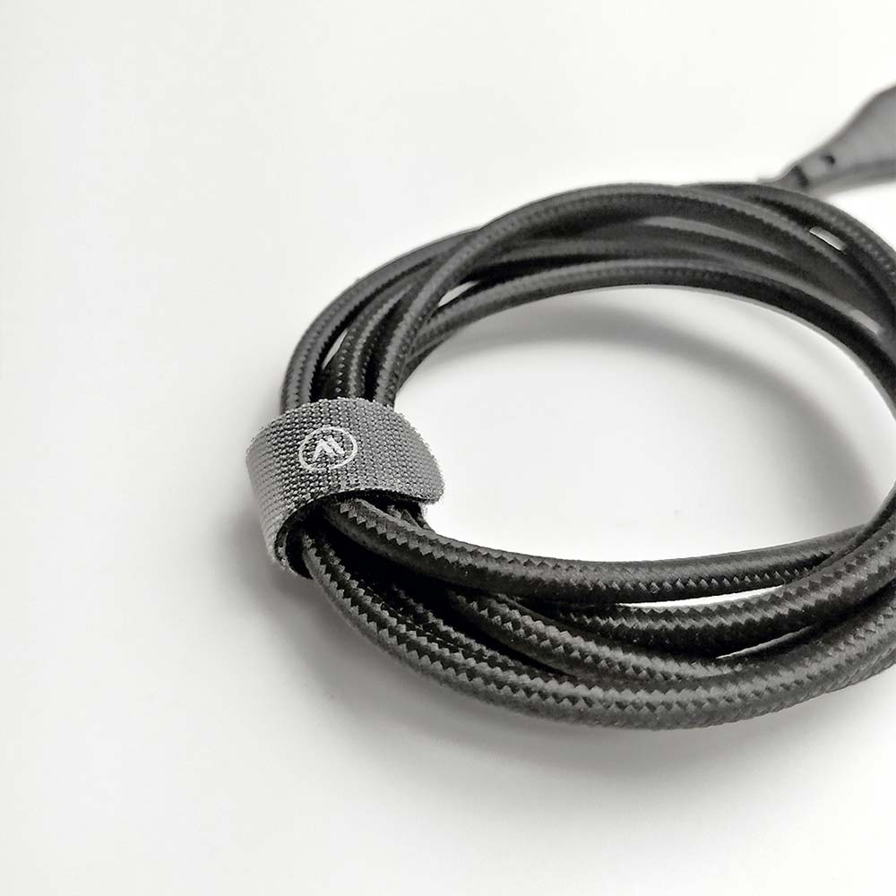 Cabo Hard USB-C para USB 1,2M em Poliéster Preto - iWill