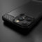 Capa para iPhone 14 Pro Max Antichoque Dupla Preta | Carbon Fiber iWill