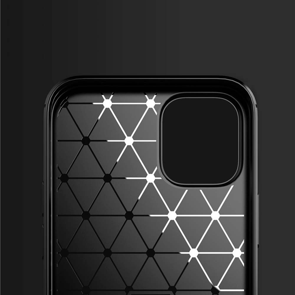 Capa para iPhone 14 Pro Max Antichoque Dupla Preta | Carbon Fiber iWill