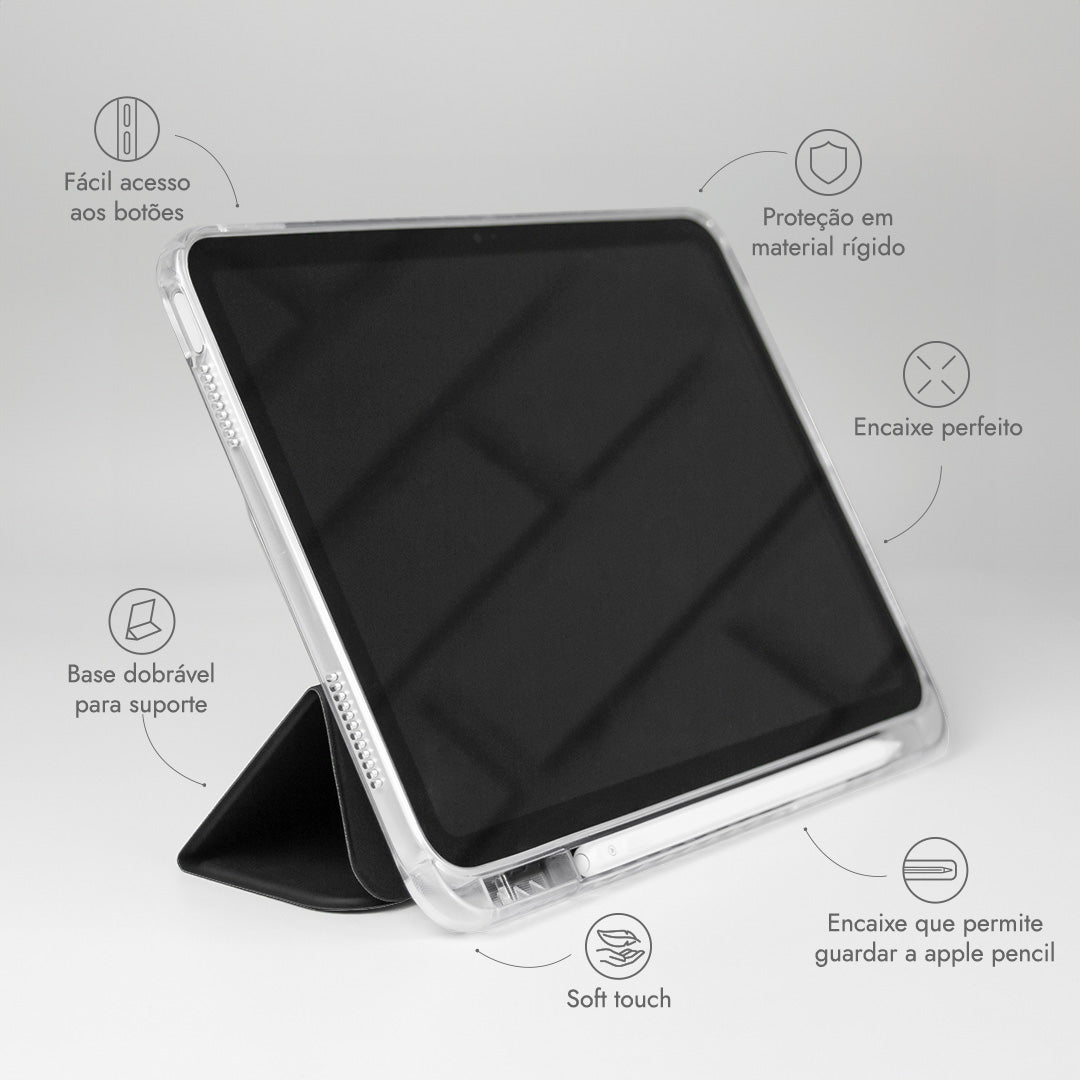 Capa para iPad Mini 6ª Ger 8.3" Preta - iWill
