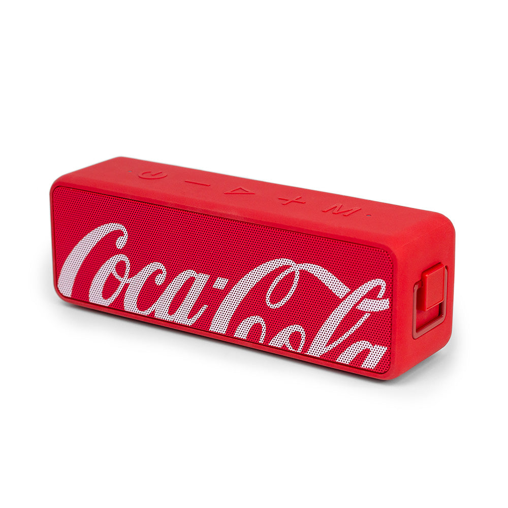 Coca-Cola Sound Box - Caixa de som wireless com baixos acentuados - Vermelha