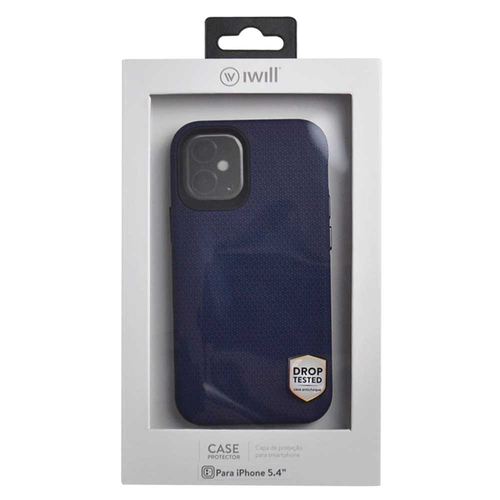 Capa para iPhone 12 Mini Antichoque Azul Marinho | Double Case iWill