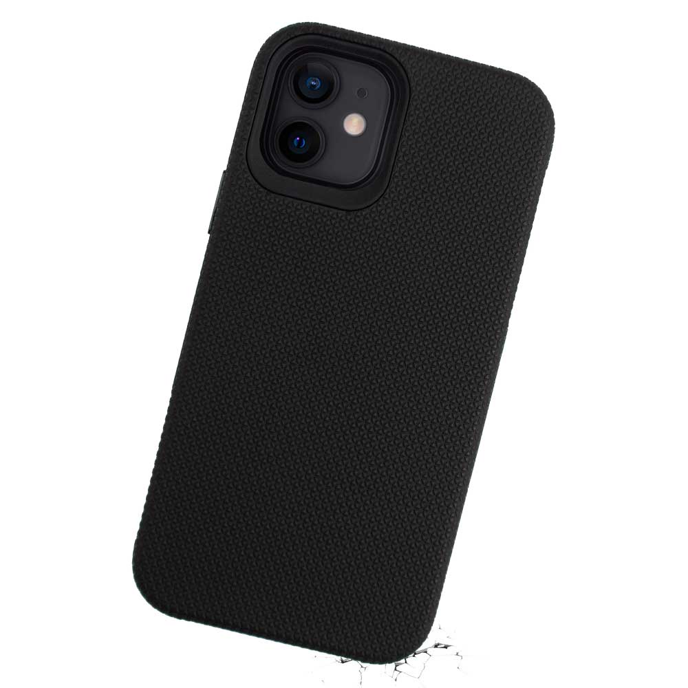 Double Case para iPhone 12 Mini Preta - Capa Antichoque Dupla