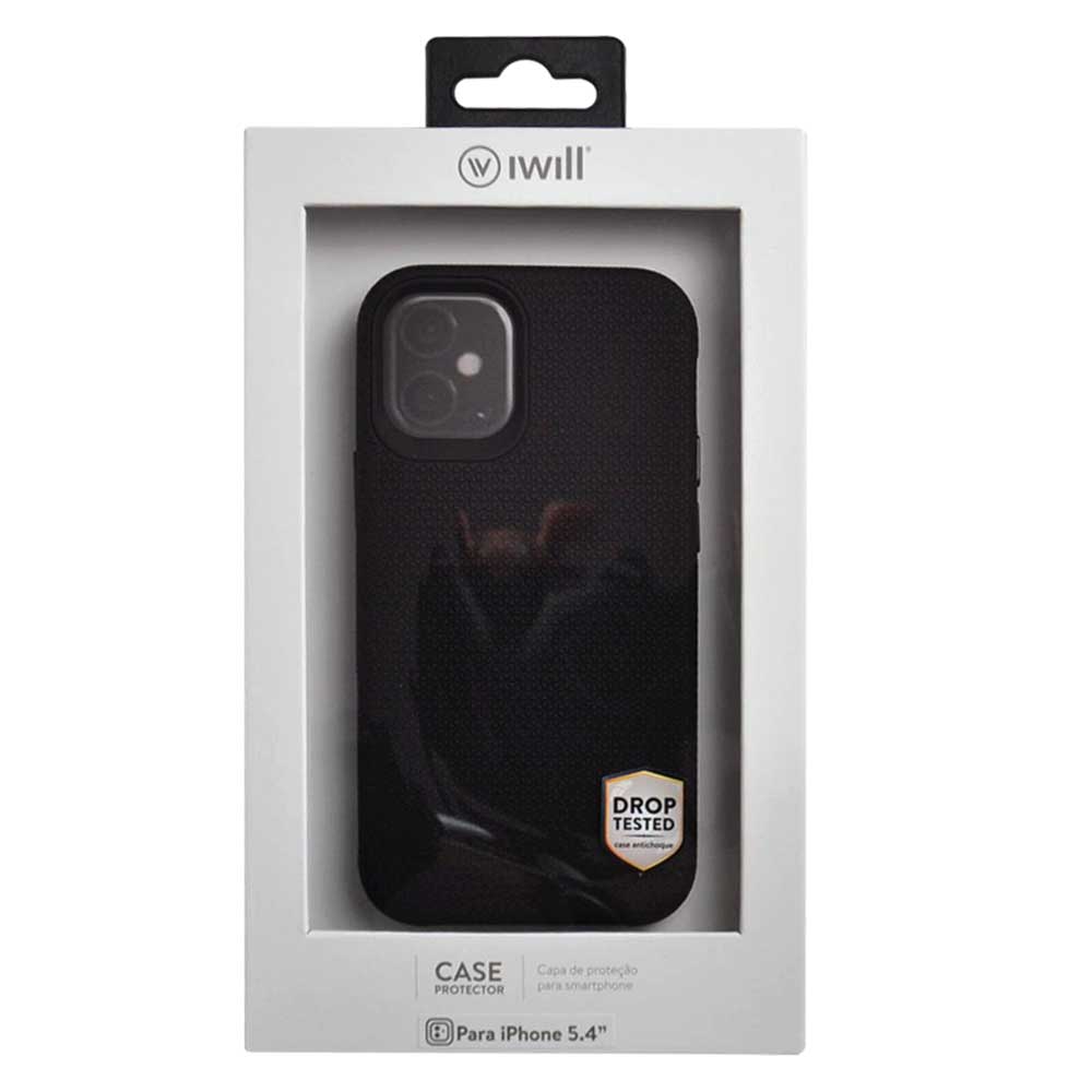 Capa para iPhone 12 Mini Antichoque Preta | Double Case iWill