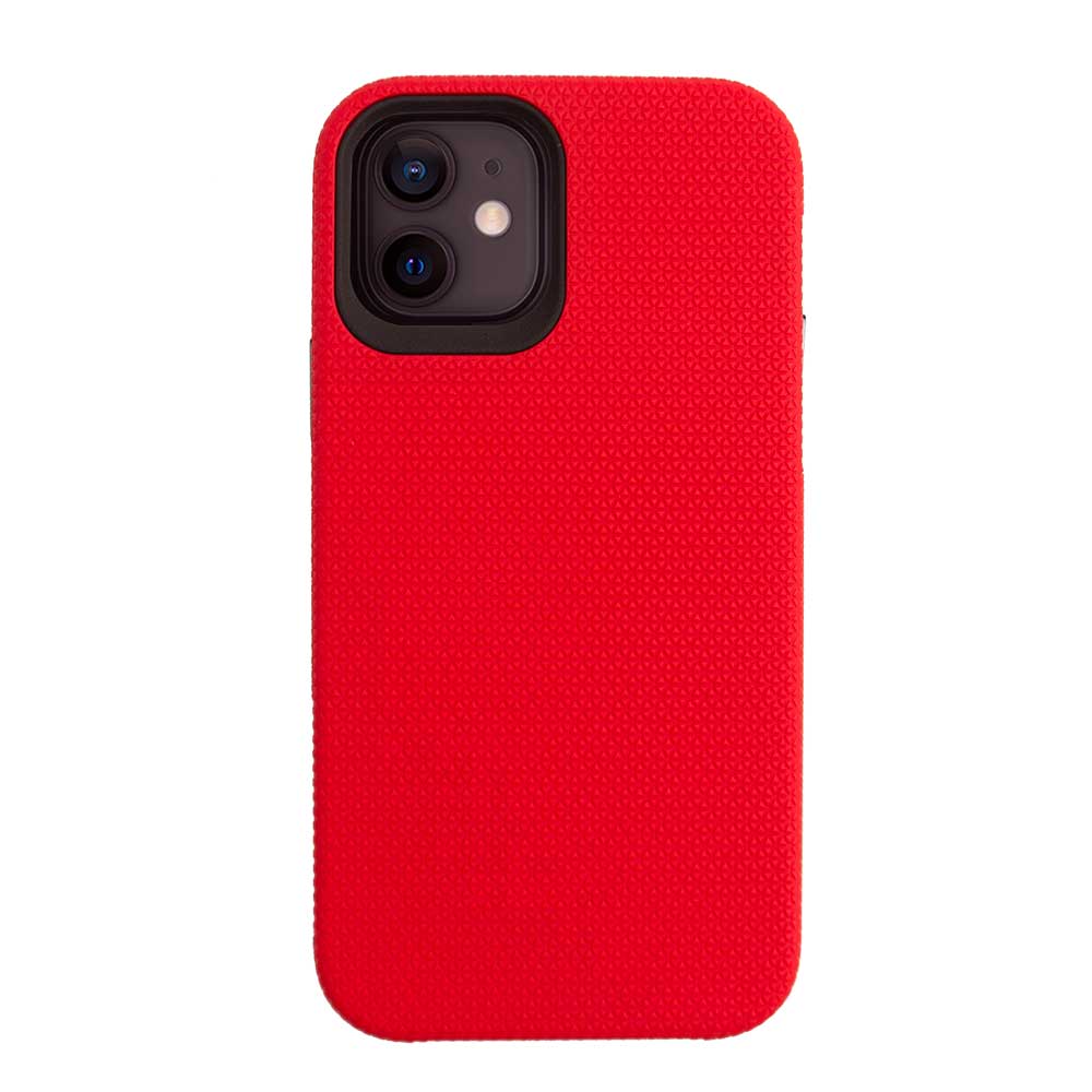 Double Case para iPhone 12 Mini Vermelha - Capa Antichoque Dupla
