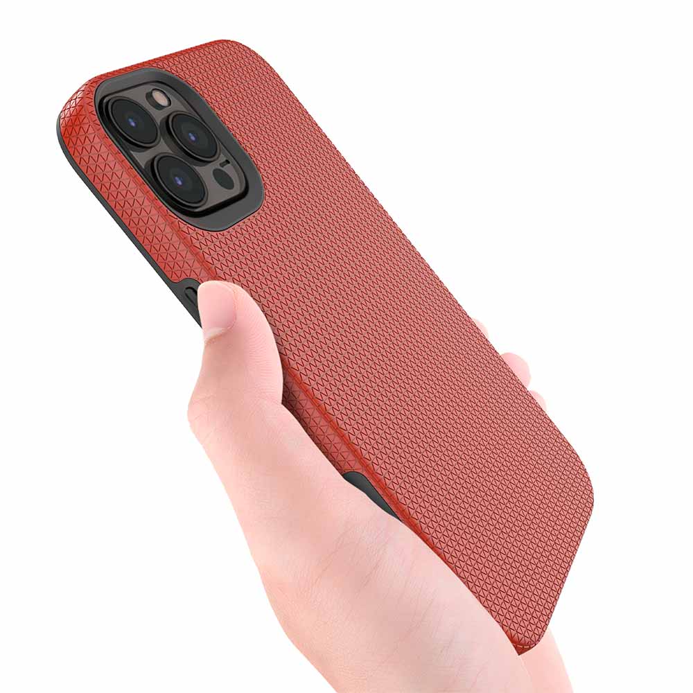 Capa para iPhone 13 Pro Max Antichoque Vermelha | Double Case iWill