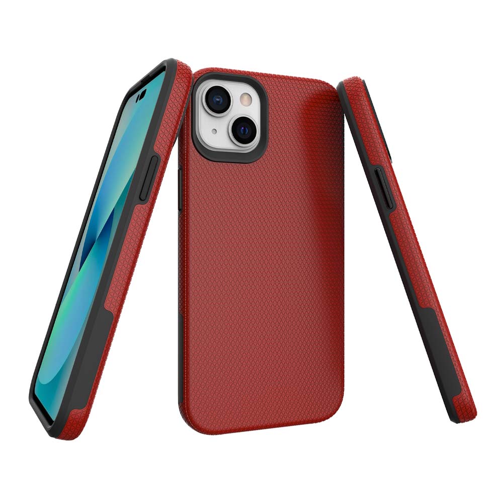 Capa para iPhone 14 Antichoque Dupla Vermelha | Double Case iWill