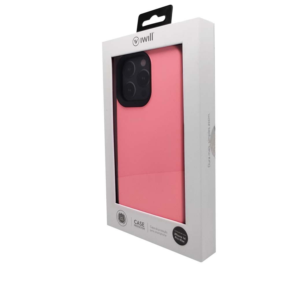 Capa para iPhone 14 Plus Antichoque Rosa | Double Lux iWill