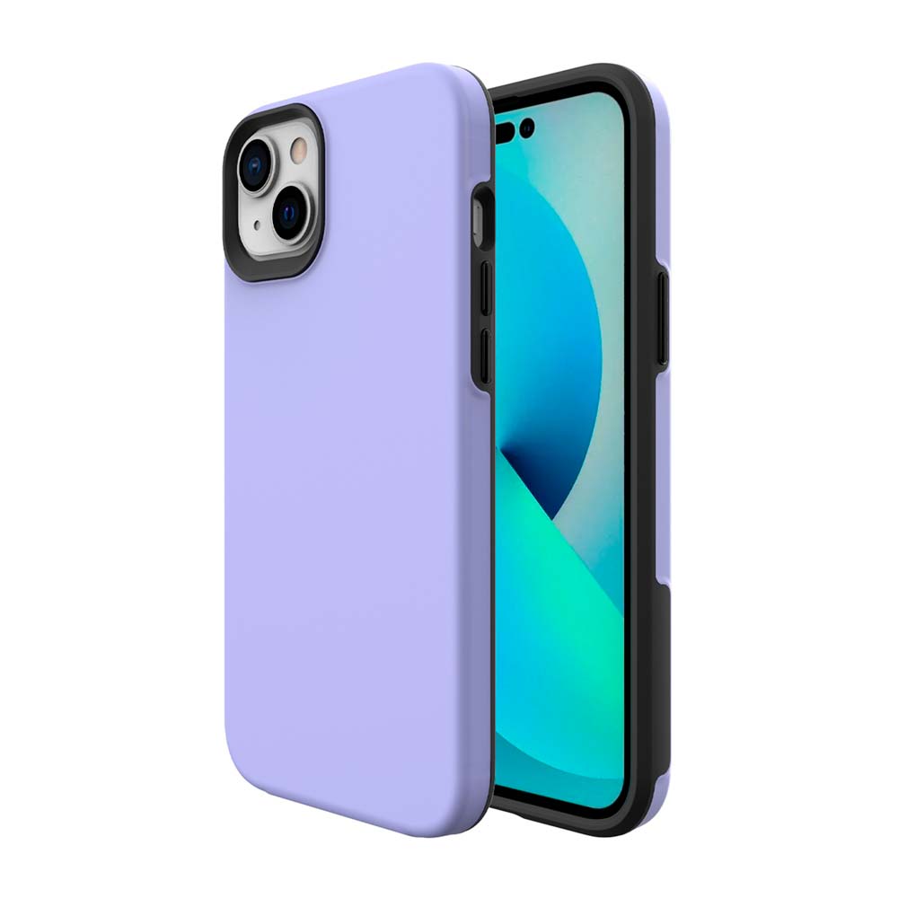 Double Lux Case iPhone 14 Plus Roxa - Capa Antichoque Dupla