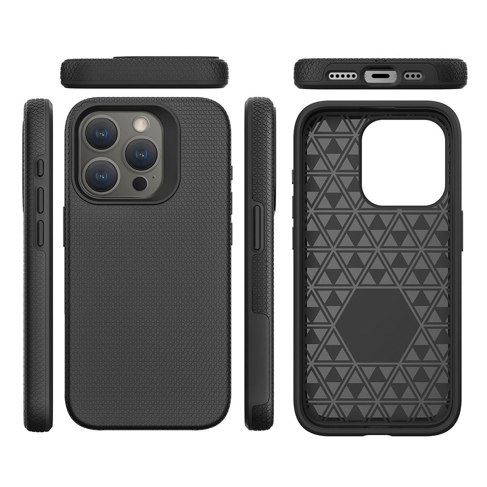 Capa Double Magcase para iPhone 15 Pro Preta - iWill
