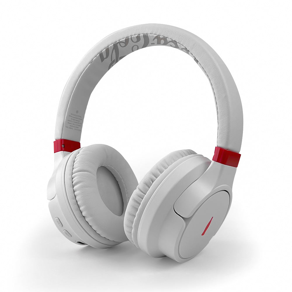 Fone de ouvido Elite Bass Coca-Cola - Wireless headphone - Branco