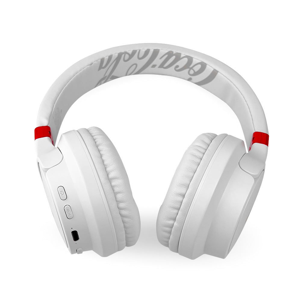 Fone de Ouvido Wireless Branco | Elite Bass Headphone - Coca-Cola
