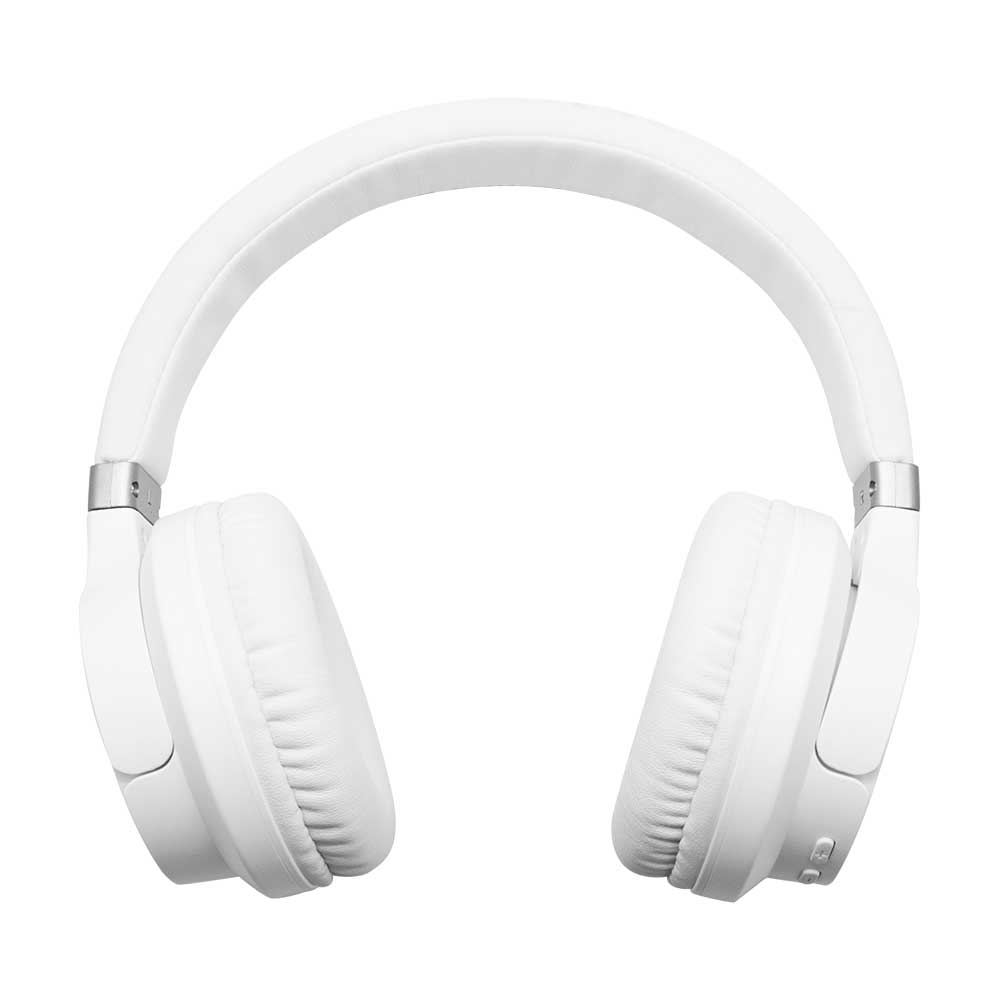 Fone de Ouvido Bluetooth Branco com Prata | Elite Bass Headphone iWill