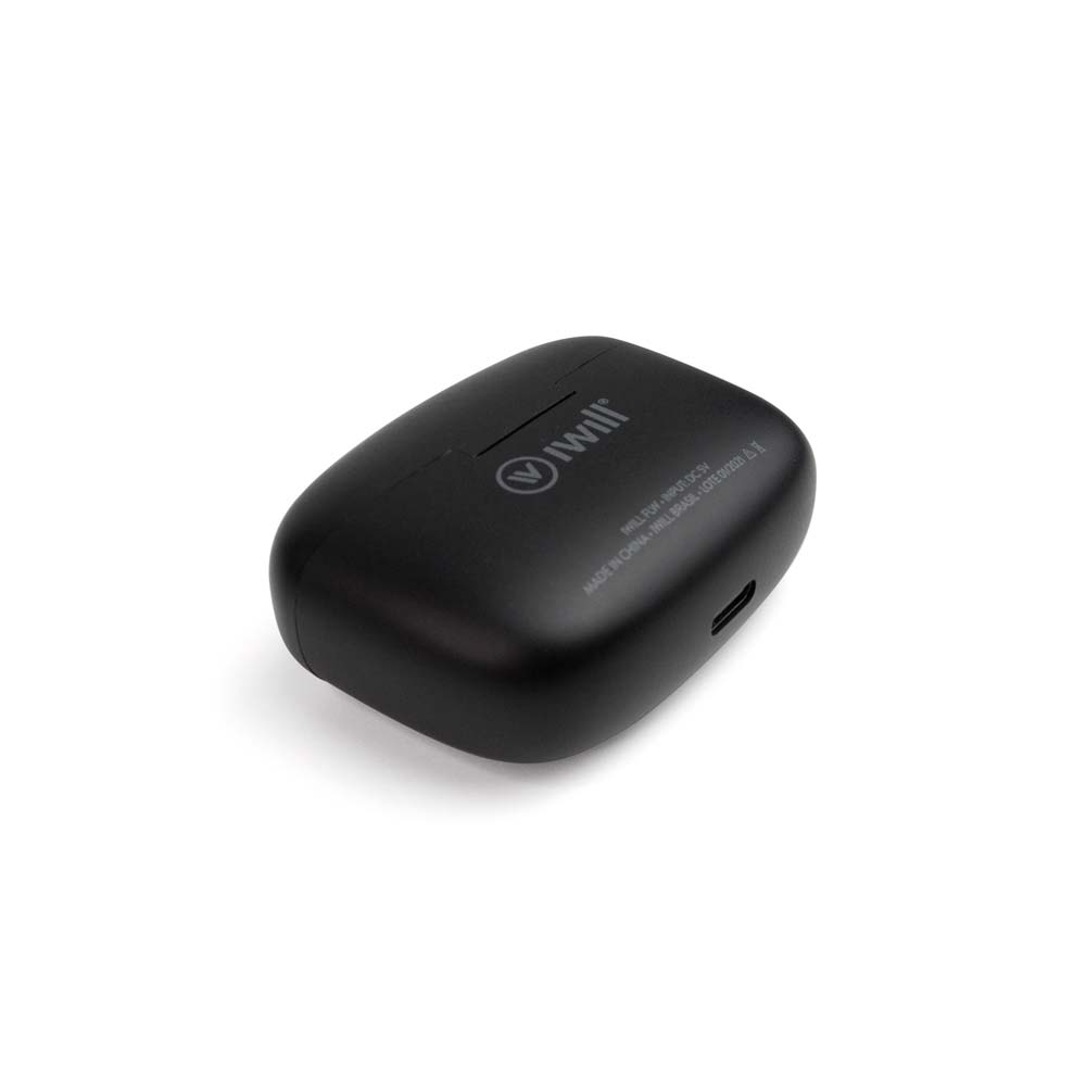 Fone de Ouvido Bluetooth Preto | Flow TWS Earbuds iWill