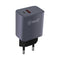 Carregador GaN - Adaptador GaN 45W com 1 USB e 1 USB-C PD - Cinza