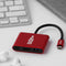 Hub USB-C 3 em 1 Vermelho | Coca-Cola