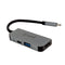 Hub USB-C Mini 3 em 1 - HDMI, USB, USB-C - iWill