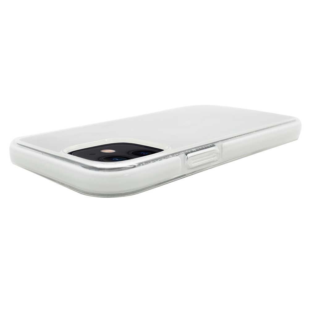 Capa para iPhone 12 Mini Transparente com Branco | Impact Case iWill