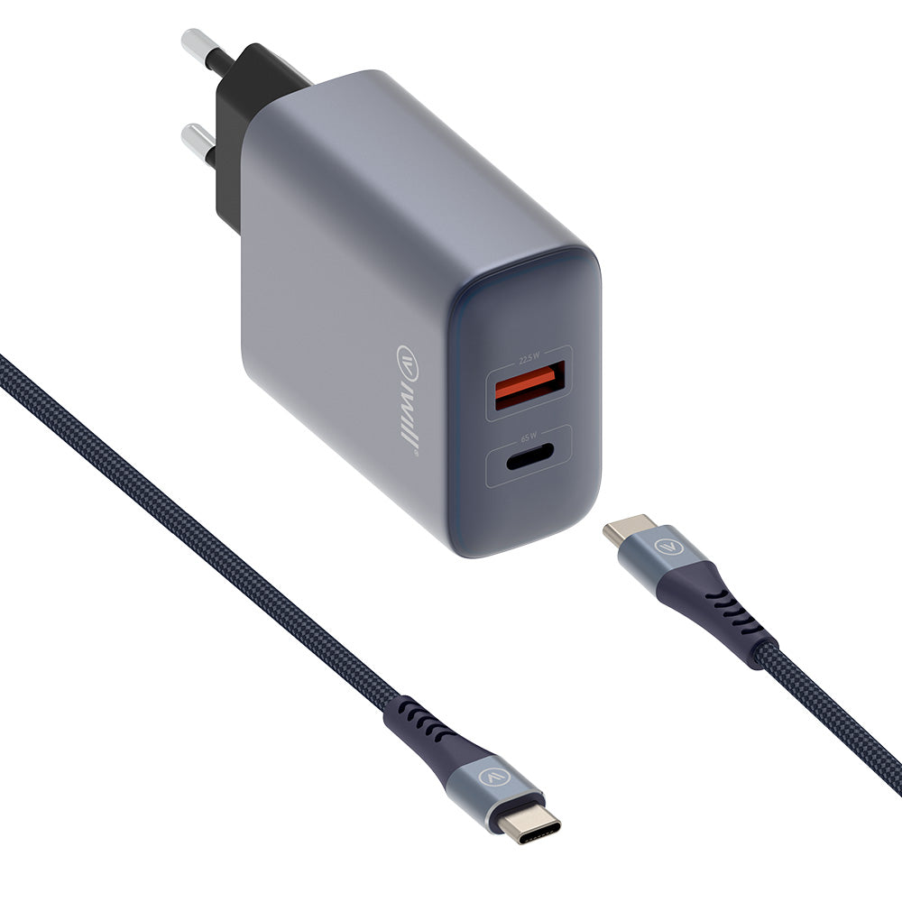 Kit Carregamento GaN 65W