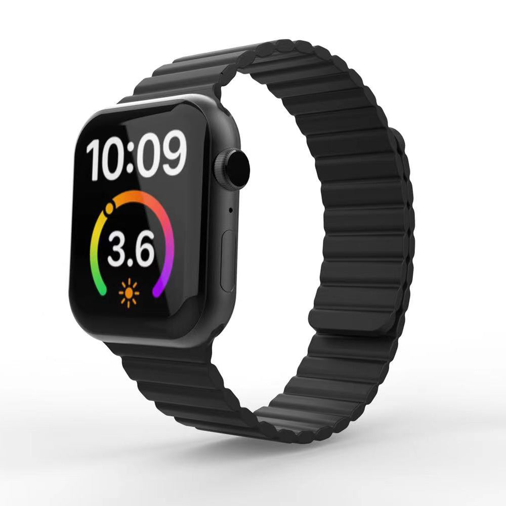 Link Silicone Preta - Pulseira para Apple Watch® - 38/40/41 mm