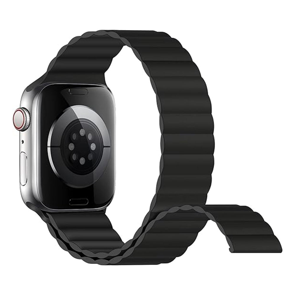 Pulseira Apple Watch® Link Silicone Preta 38/40/41mm - iWill