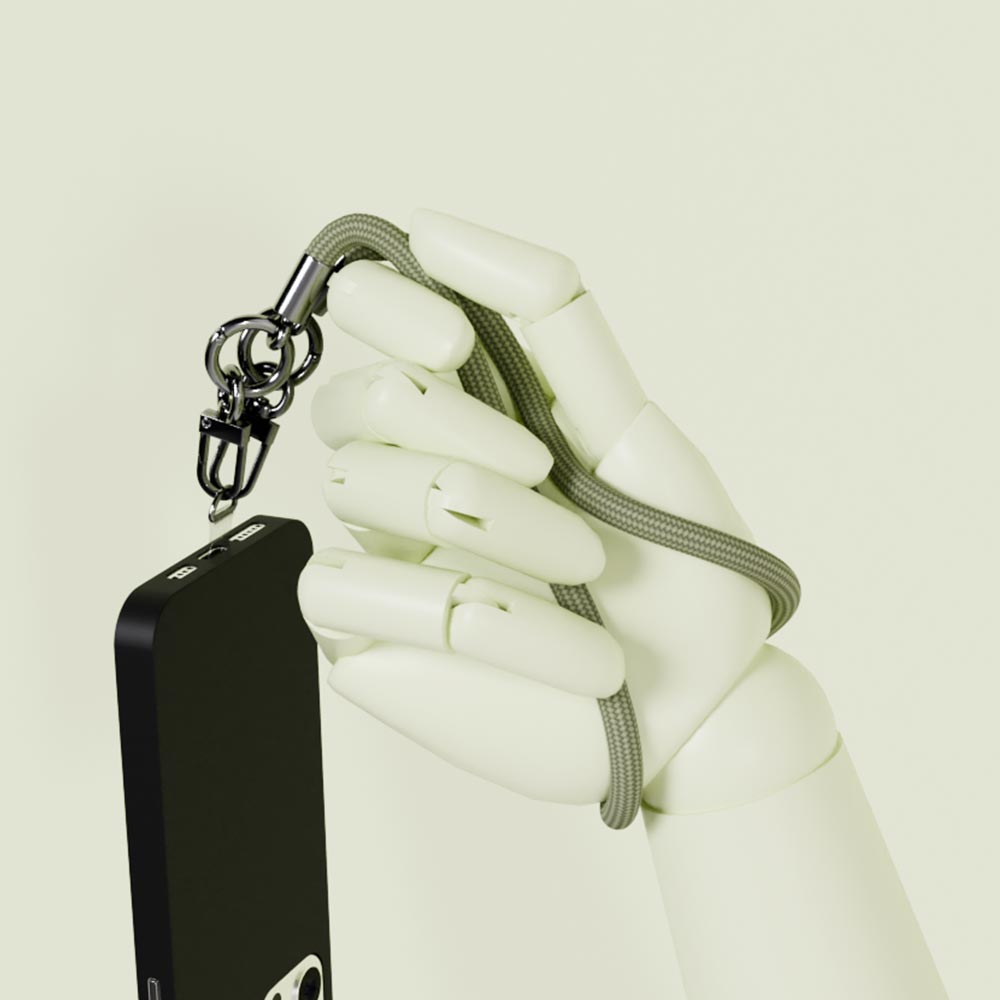 Phone Strap - Alça Universal p/ Smartphone Prata - iWill