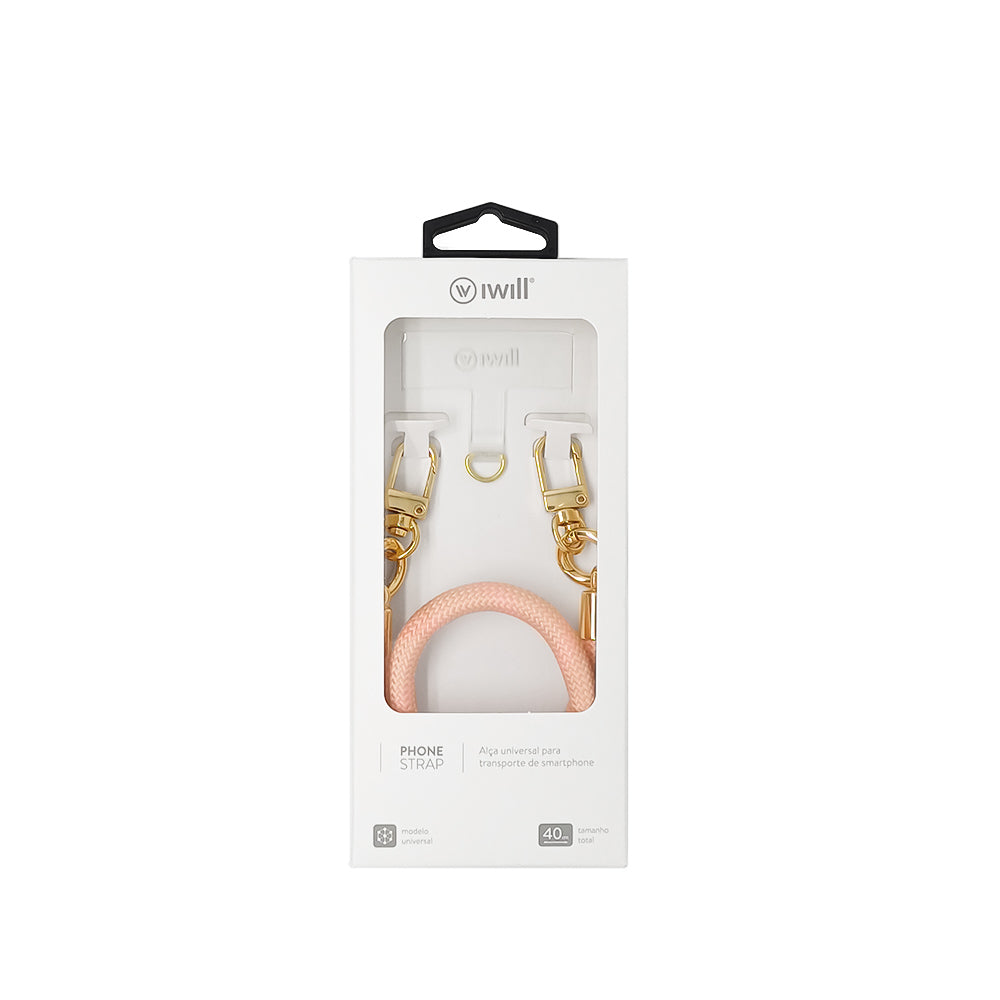 Phone Strap - Alça Universal p/ Smartphone Rosa | iWill