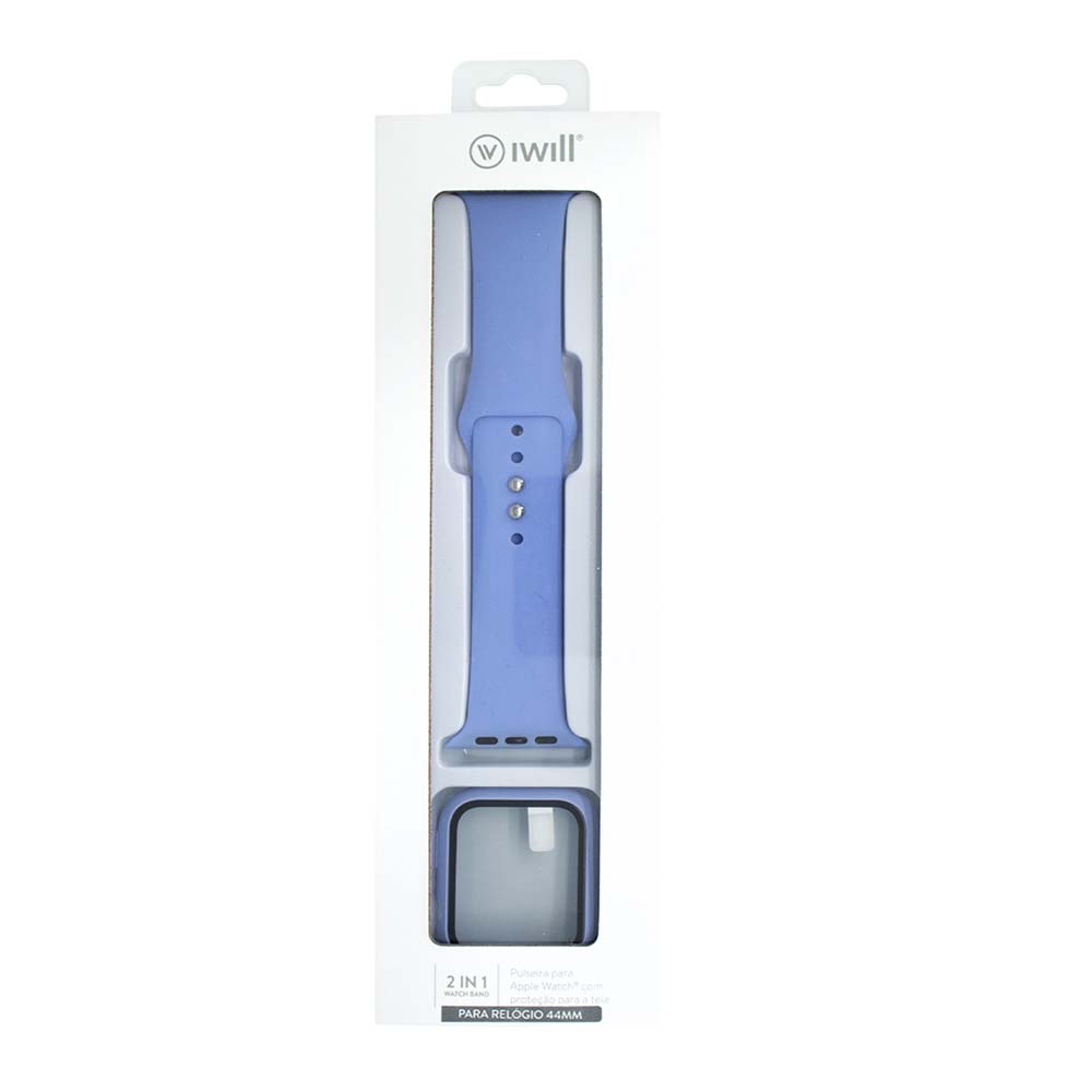 Pulseira Apple Watch® Silicone 44mm Azul Céu | iWill