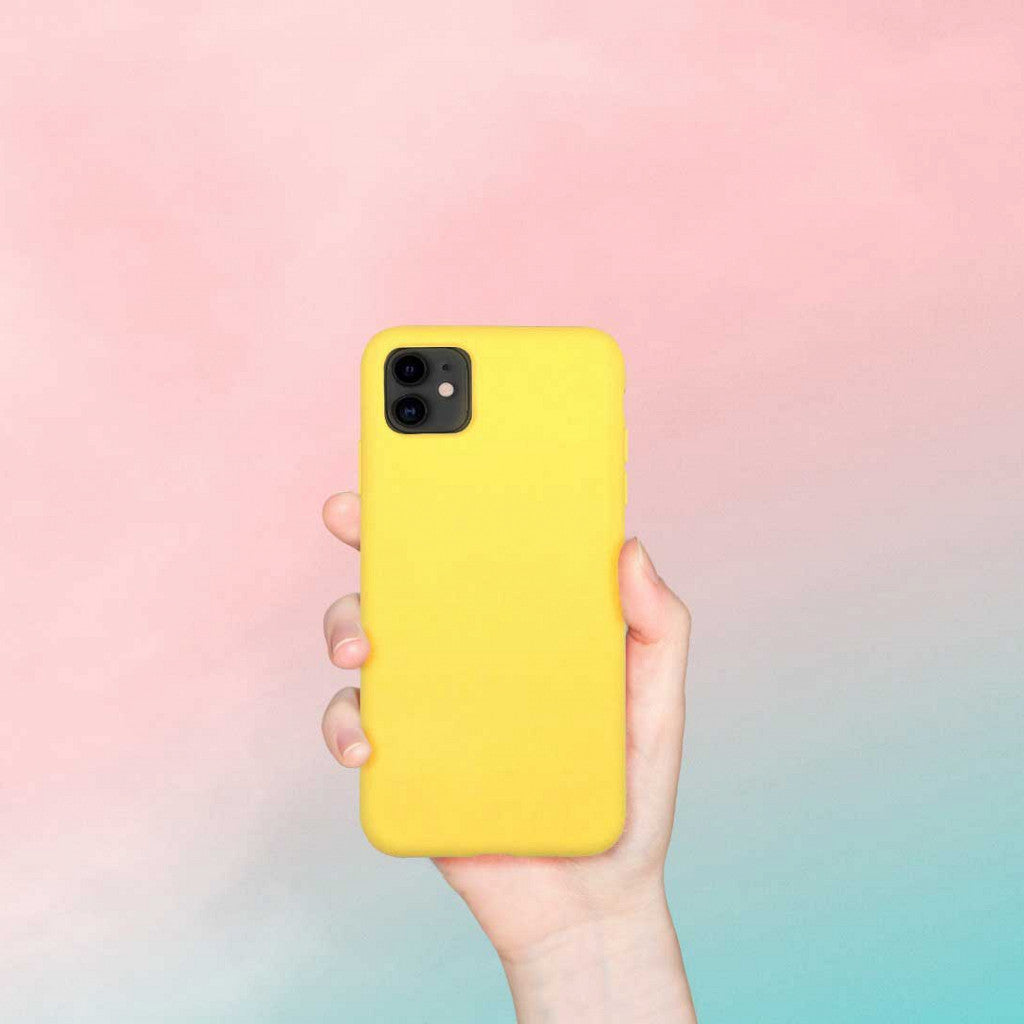 Capa para iPhone 12 Mini Amarela | Simple Case iWill