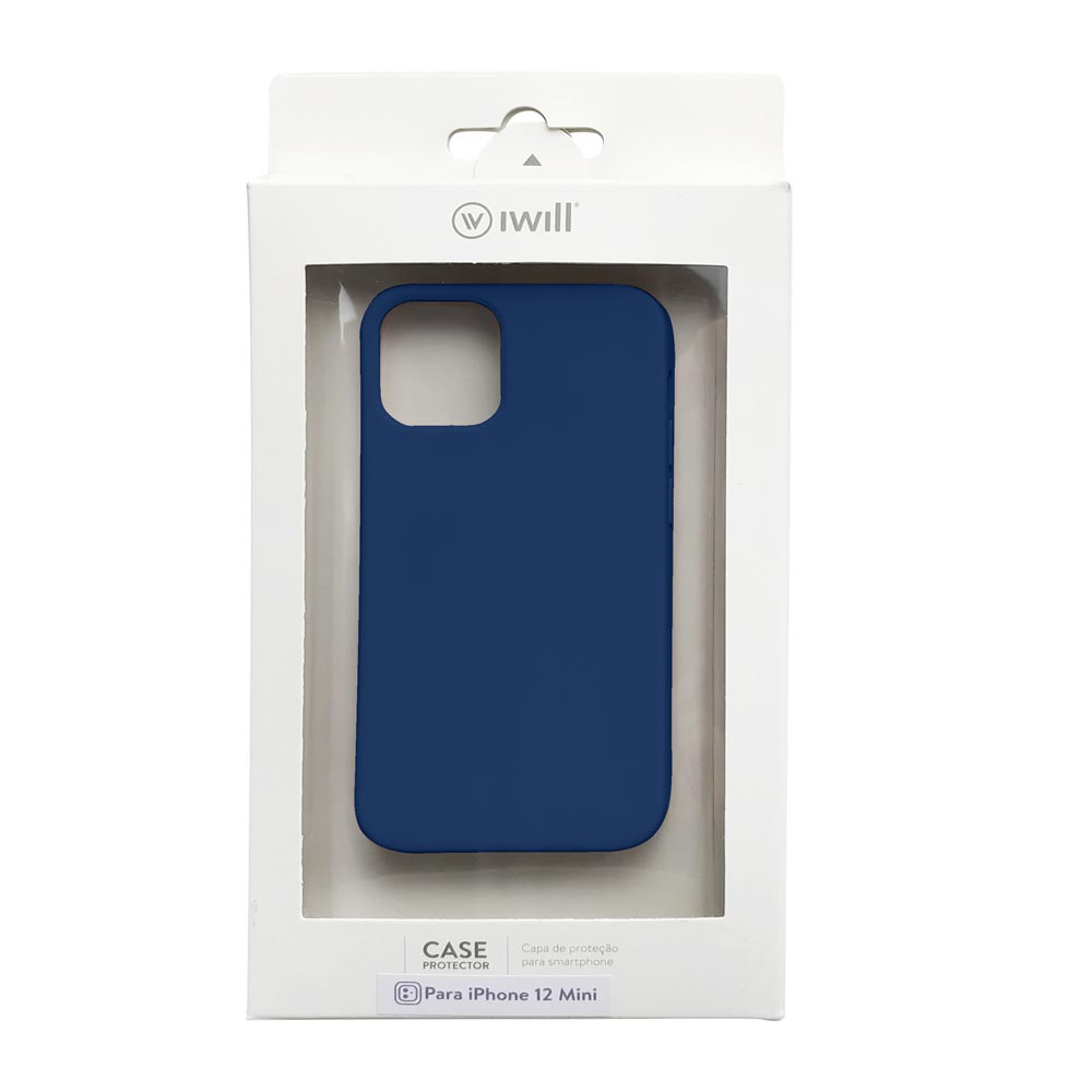 Capa Protetora Simples Case para iPhone 12 Mini Azul Marinho - iWill
