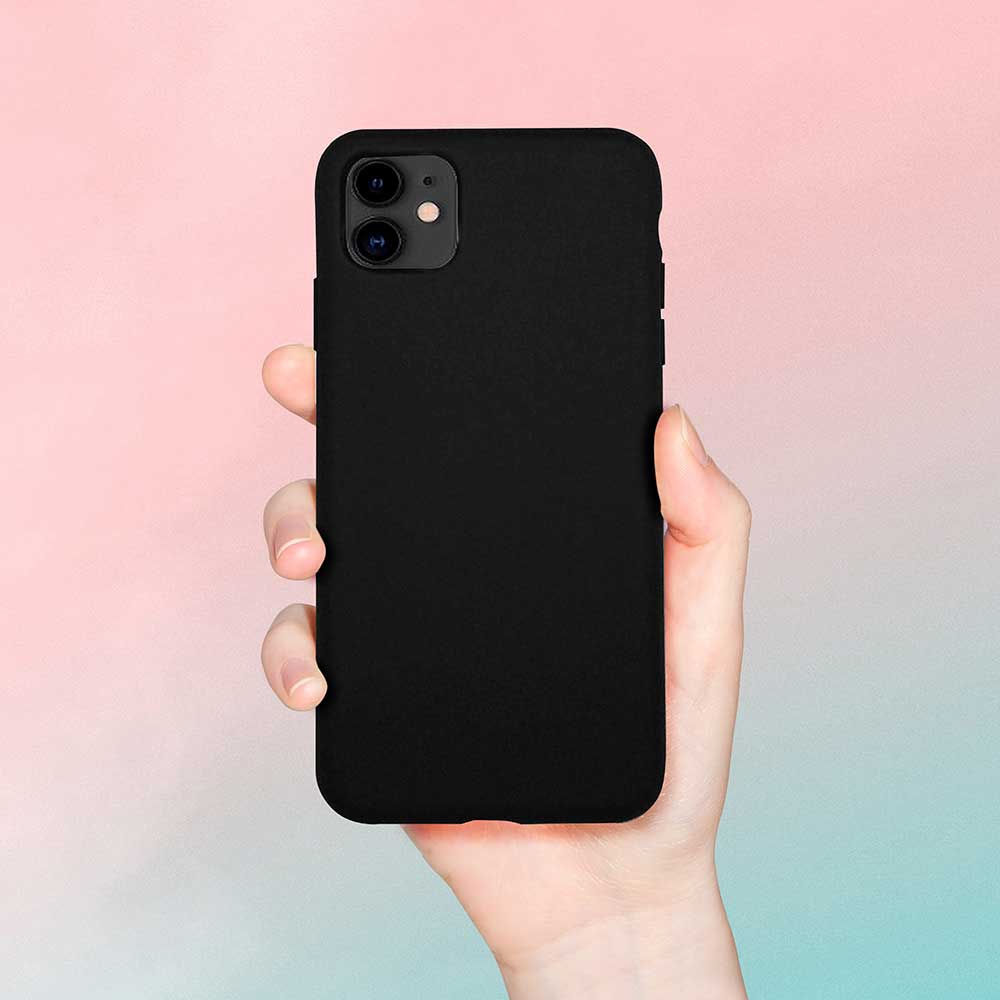 Capa para iPhone 12 Mini Preta | Simple Case iWill